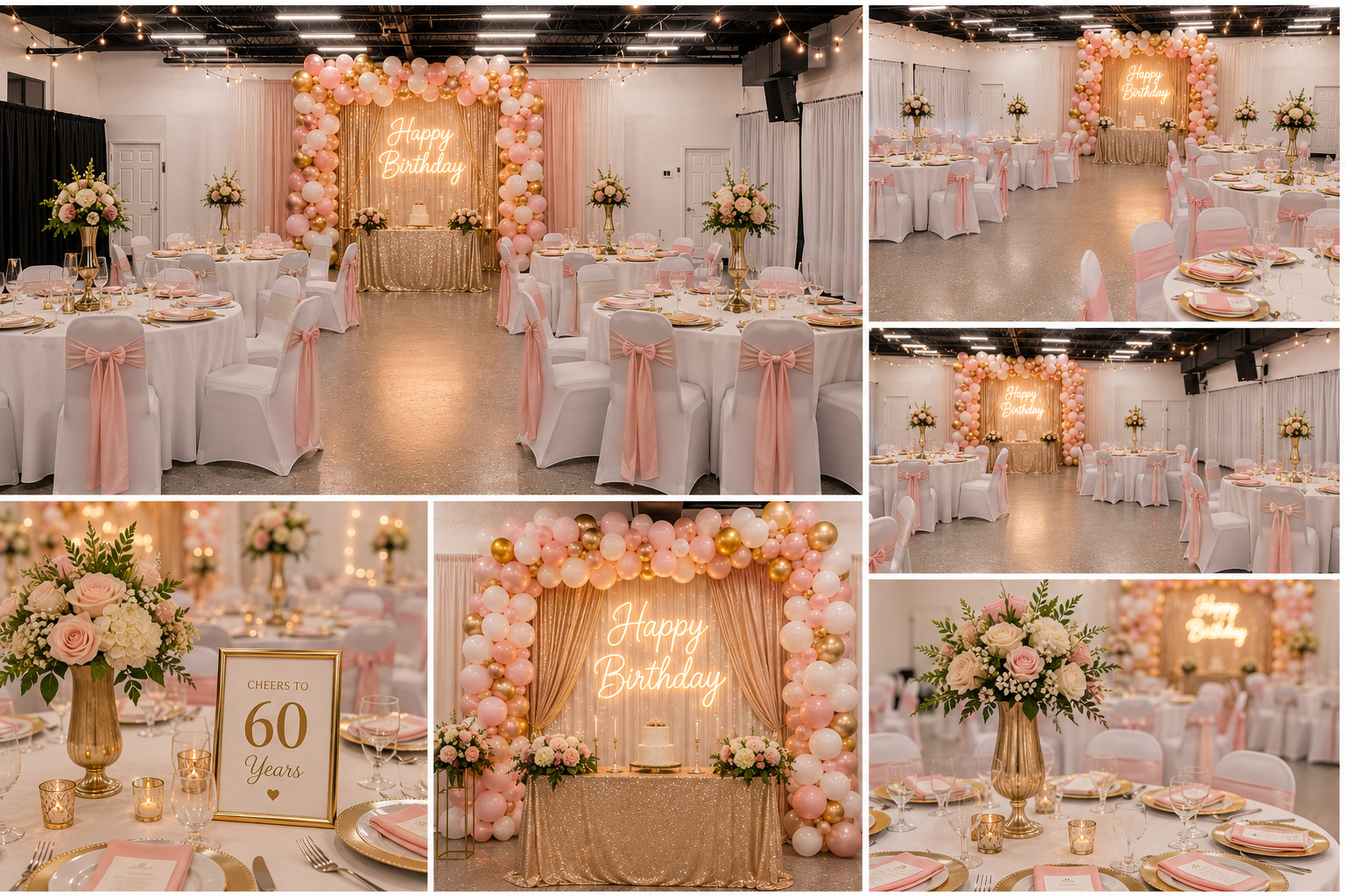 Pink & Gold Celebrations
