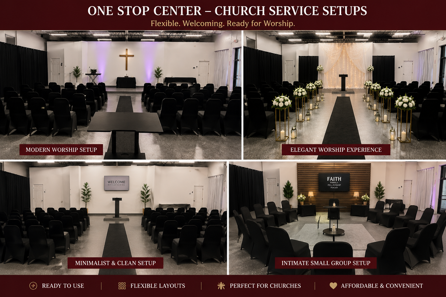 Church Service Setups